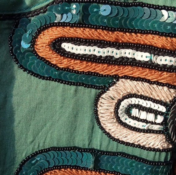 New Pia Pauro Embroidered Mini Dress with Tags - Picture 16 of 16